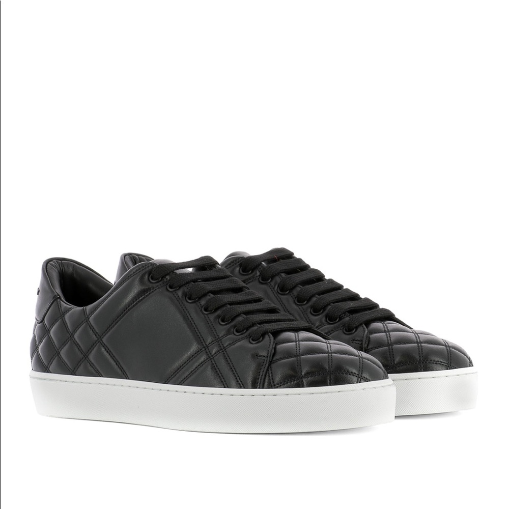Burberry Quilted Leather Sneakers